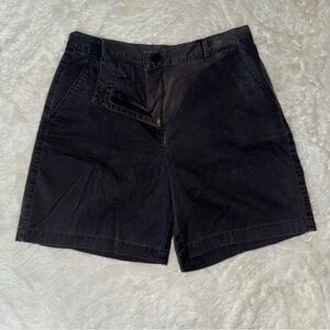 Lauren Ralph Lauren  Shorts Womens 10 Black Chino Bermuda Casual